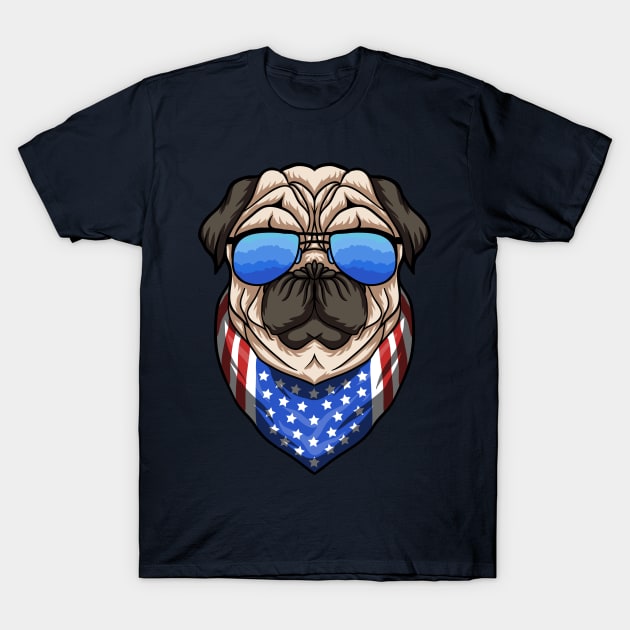 Pug dog T-Shirt by be yourself. design